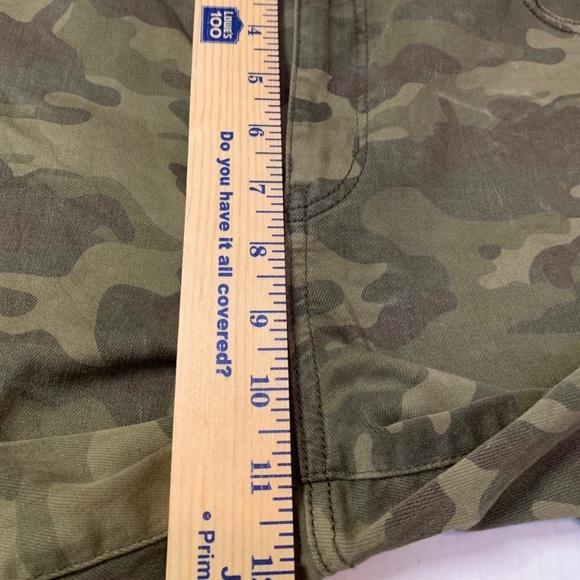 American Eagles Super Stretch Women’s Jeggins Size 14 Short camouflage green Y2K - Picture 6 of 12